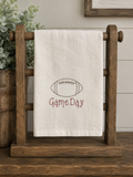 Football Embroidered Tea-Towel